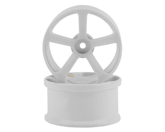 Topline DRS-5 Super High Traction Drift Wheels (White) (2) (7mm Offset) w/12mm Hex (TDW-076WH)