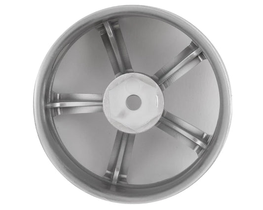 Topline DRS-5 Super High Traction Drift Wheels (Matte Chrome) (2) (8mm Offset) w/12mm Hex (TDW-086MC)