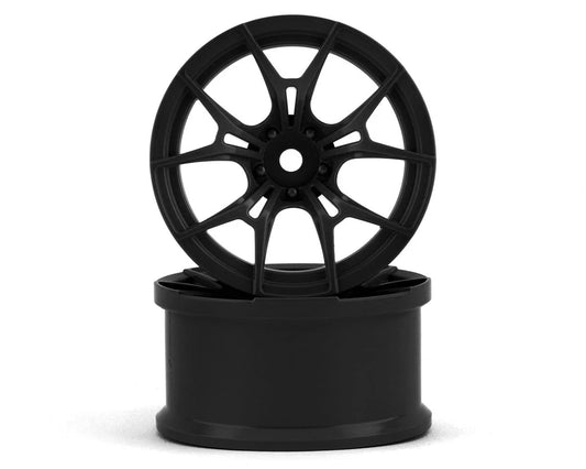 Topline FX Sport Multi-Spoke Drift Wheels (Black) (2) (8mm Offset) w/12mm Hex (TDW-088BK)