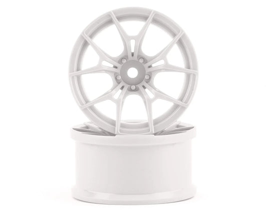 Topline FX Sport Multi-Spoke Drift Wheels (White) (2) (8mm Offset) w/12mm Hex (TDW-088WH)