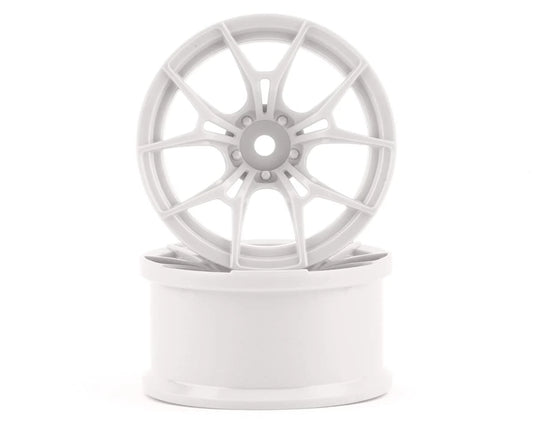 Topline FX Sport Multi-Spoke Drift Wheels (White) (2) (8mm Offset) w/12mm Hex (TDW-088WH)