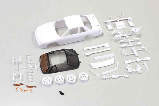 Kyosho Nissan Silvia S13 White body set (w/Wheel) MZN178