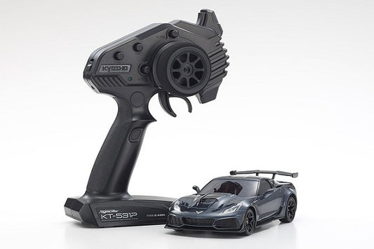 Kyosho MINI-Z RWD Corvette ZR1 Shadow Gray Metallic w/LED (32334GM)