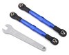 Traxxas Aluminum 49mm Camber Link Turnbuckle (Blue) (2) (3643X)