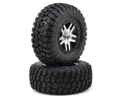 Traxxas BFGoodrich Mud TA Rear Tires (2) (Satin Chrome) (S1) (6873X)