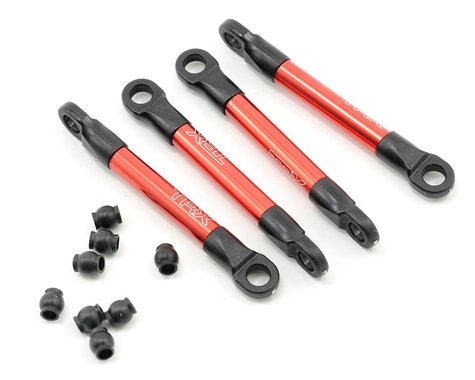 Traxxas Aluminum Push Rod Set (Red) (4) (7018X)