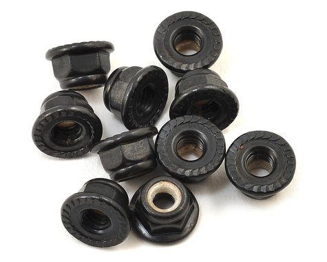 Traxxas 4mm Lock Nuts (4) (Black) (8347)