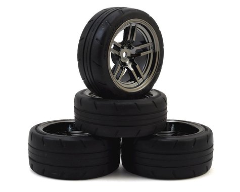 Traxxas 4-Tec 2.0 1.9" Response Front & Rear Pre-Mounted Tires (Black Chrome) (8375)