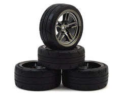 Traxxas 4-Tec 2.0 1.9" Response Front & Rear Pre-Mounted Tires (Black Chrome) (8375)