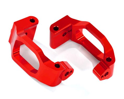 Traxxas Maxx Aluminum Caster Blocks (Red) (8932R)