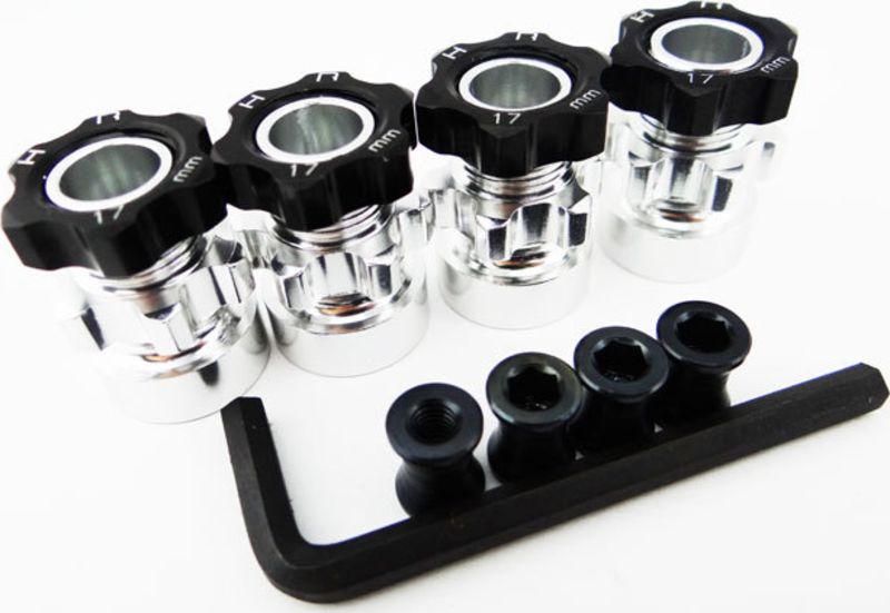 Hot Racing Hex Hub Adapters 12mm to 17mm W/ 10mm Offset (WH17HT01) Hot Racing