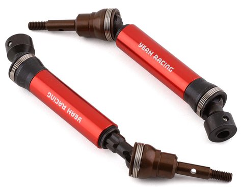 Yeah Racing HD Tool Steel Front Universal Drive Shafts (Red) (TRSL-015FRD)
