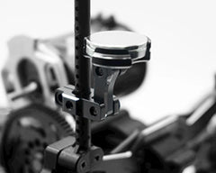 Yeah Racing Aluminum CNC Magnetic Invisible Body Mount (Black) (YEA-YA-0531BK)