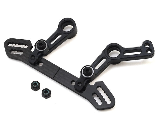 Yeah Racing: Yokomo YD-2 RWD Large Angle Steering Rack (Black) (YEA-YD-005BK)