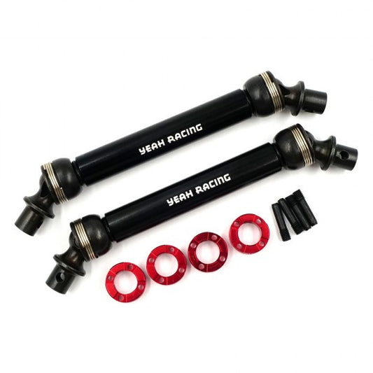 Yeah Racing HD Steel Front & rear Center Shaft Set Black for Axial Capra (AXCP-004)