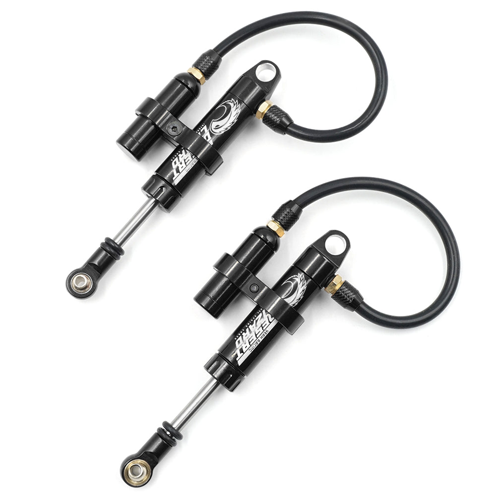 Yeah Racing 90mm Desert Lizard Piggyback Internal Spring Damper Pair Black (DDP-090BK)