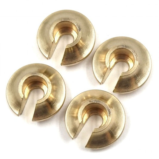 Yeah Racing Brass Spring Retainer 4pcs For AXIAL SCX10 II & III Element Enduro (AXSC-016)