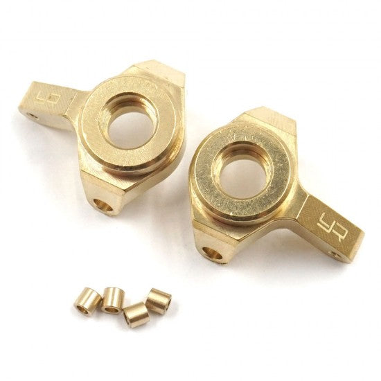 Yeah Racing Brass Front Steering Knuckles Set For AXIAL SCX24 (AXSC-026)