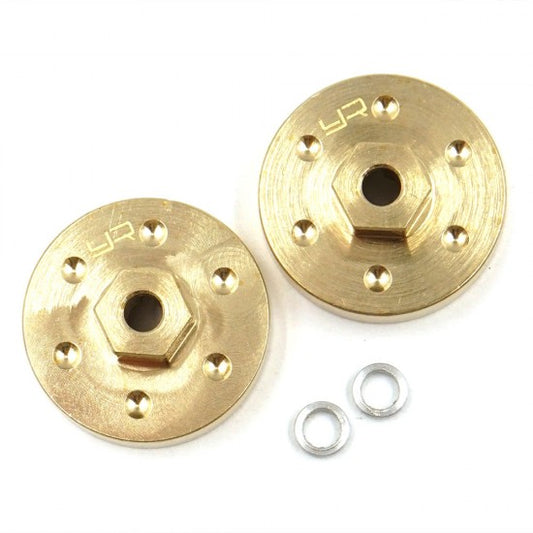 Yeah Racing Brass Wheel Hubs 15G 2pcs For Axial SCX24 (AXSC-029)