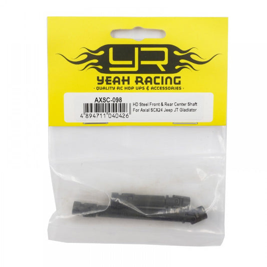 Yeah Racing HD Steel Front & Rear Center Shaft For Axial SCX24 Jeep JT Gladiator (AXSC-098) Yeah Racing