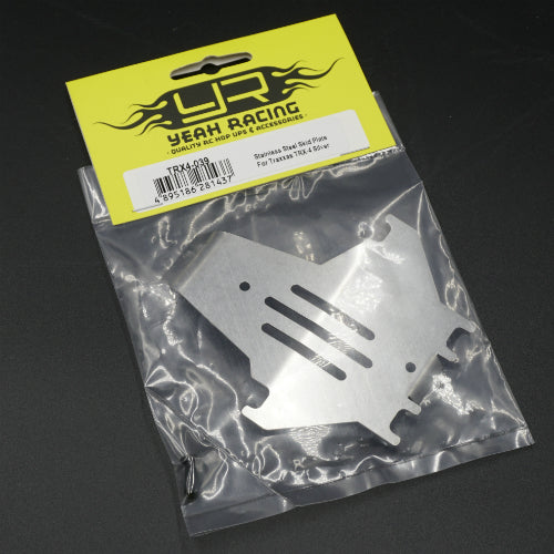 Yeah Racing Stainless Steel Skid Plate For Traxxas TRX-4 Silver (TRX4-039)