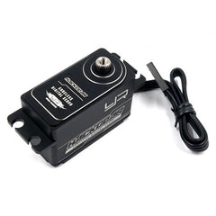 Yeah Racing Aluminum Case Low Profile Digital High-Speed Coreless Servo For 1/10 RC (Black) (YE-0033BK)