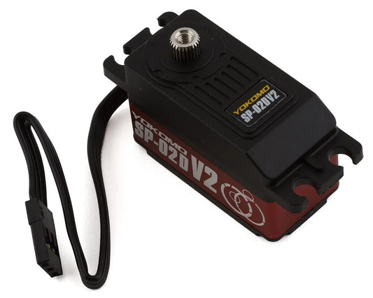 Yokomo SP-02D V2 RWD Digital Low Profile Drift Servo (Red) (SP-02DV2R)