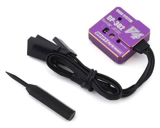 Yokomo DP-302 V4 Drift Steering Gyro (Purple) (YOKDPP-302V4PB)