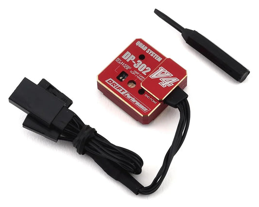 Yokomo DP-302V4 Drift Steering Gyro (Red) (YOKDPP-302V4RB)