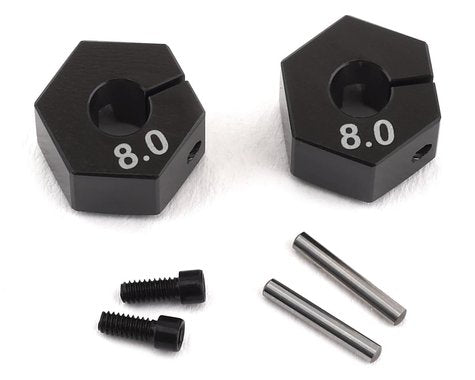 Yokomo 12mm Hex YZ-2T Aluminum Clamping Rear Wheel Hub (2) (8mm Thick) (Z2-011R8TA)