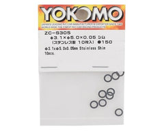 Yokomo 3.1x5.0x0.05mm Stainless Steel Shim (10) ZC-S305