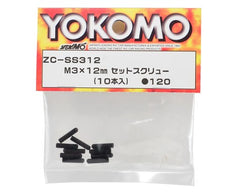 Yokomo 3x12mm Set Screw (10) YOKZC-SS312