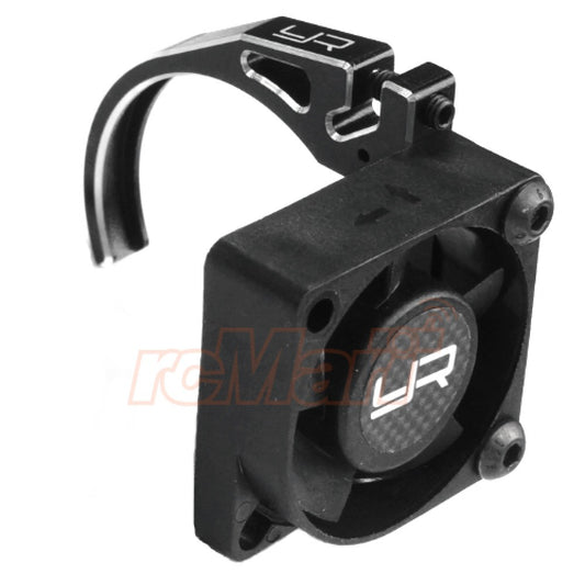 Yeah Racing Aluminum 7075 Fan Mount w/30MM Tornado Fan for 540 Motor (Black) (YA-0525BK)