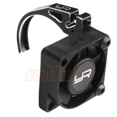 Yeah Racing Aluminum 7075 Fan Mount w/30MM Tornado Fan for 540 Motor (Black) (YA-0525BK)