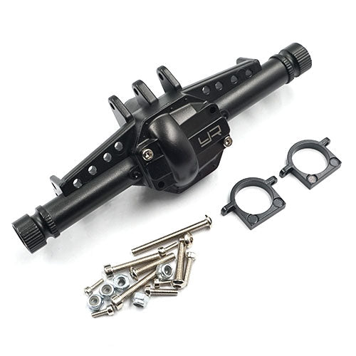 Yeah Racing Hard Coated Alloy Front/ Rear Axle Housing For AXIAL SCX10 II Black (AXSC-011BK)