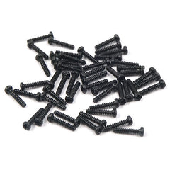 Yeah Racing Micro Fender Screw Set 1.2 x 6.0mm 50pcs Black For RC Drift Body Kit (SSS-100BK)