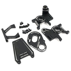 Yeah Racing Aluminum Rear Motor Kit for Yokomo YD2 Black (YKYD-033BK)