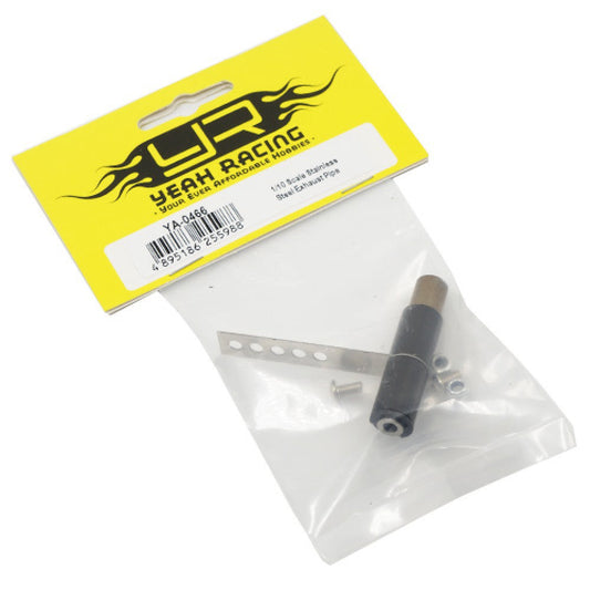 Yeah Racing 1/10 Scale Stainless Steel Exhaust Pipe (YA-0466) Yeah Racing