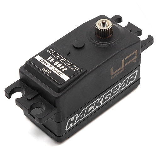 Yeah Racing Hackgear Drift Spec Low Profile Digital High Speed Coreless Servo 0.08 Sec Black (YE-0022BK)