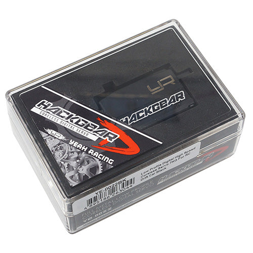 Yeah Racing Hackgear Drift Spec Low Profile Digital High Speed Coreless Servo 0.08 Sec Black (YE-0022BK)