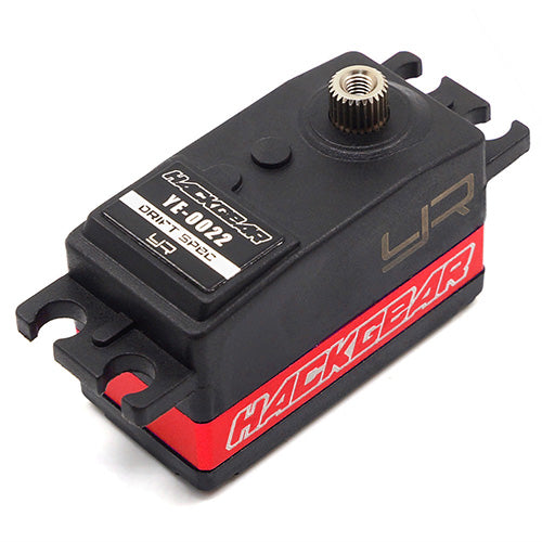Yeah Racing Hackgear Drift Spec Low Profile Digital High Speed Coreless Servo 0.08 Sec Red (YE-0022RD)