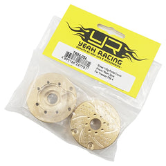 Yeah Racing Brass 118g Portal Cover Front or Rear 2pcs For Traxxas TRX-4 (TRX4-054)