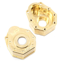Yeah Racing Brass Front or Rear Portal Cover 42g 2 pcs For Traxxas TRX-4 (TRX4-019)