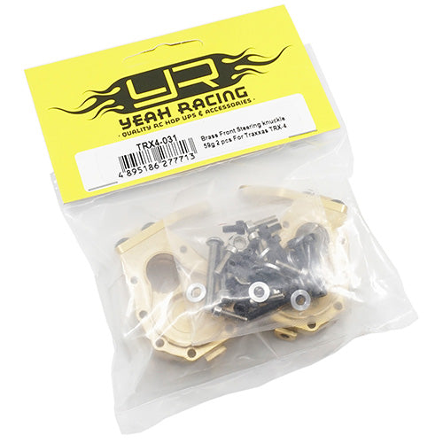 Yeah Racing Brass Front Steering Knuckle 59g 2 pcs For Traxxas TRX-4 (TRX4-031)
