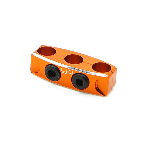 Hot Racing Aluminum Case 12-14 Gauge Wire Guard Clamp Type B Orange (YA-0487OR) Yeah Racing