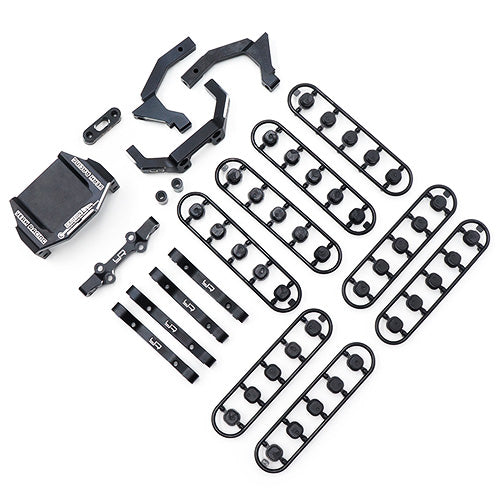 Yeah Racing Aluminum Suspension and Steering Performance Upgrade Kit For Yokomo YD2 YD2S Black (YKYD-S02BK) Yeah Racing