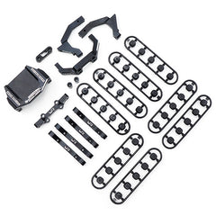 Yeah Racing Aluminum Suspension and Steering Performance Upgrade Kit For Yokomo YD2 YD2S Black (YKYD-S02BK)